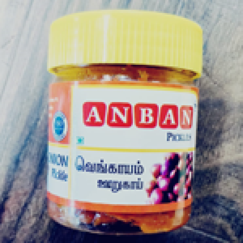 Anban Onion Pickle(அன்பன் வெங்காயம் ஊறுகாய்) (₹28.00 / 1PC)