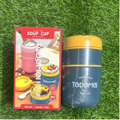 710 ml Tedemei Stainless Stell Lunch Box (₹480.00 / 1 Pcs)